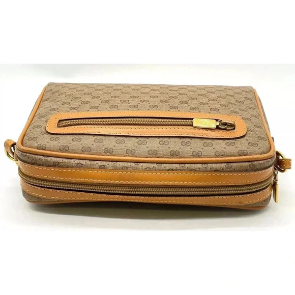 Authentic GUCCI GG Micro Beige Shoulder Bag - Picture 5 of 15